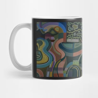 Oxford Landscape Abstract Painting Mug